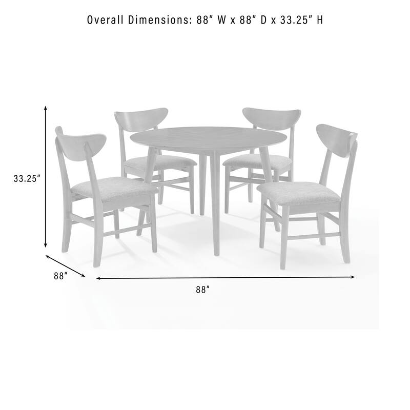 Crosley Landon 5Pc Round Dining Set