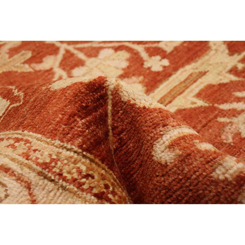 ECARPETGALLERY Hand-knotted Chobi Finest Copper Wool Rug - 5'11 x 8'10