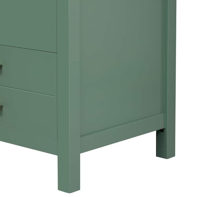 Bathroom Vanity with Sink Top Combo, Storae Cabinet with Soft Closing Doors, Single Sink Cabinet with Drawer and Storage Shelf