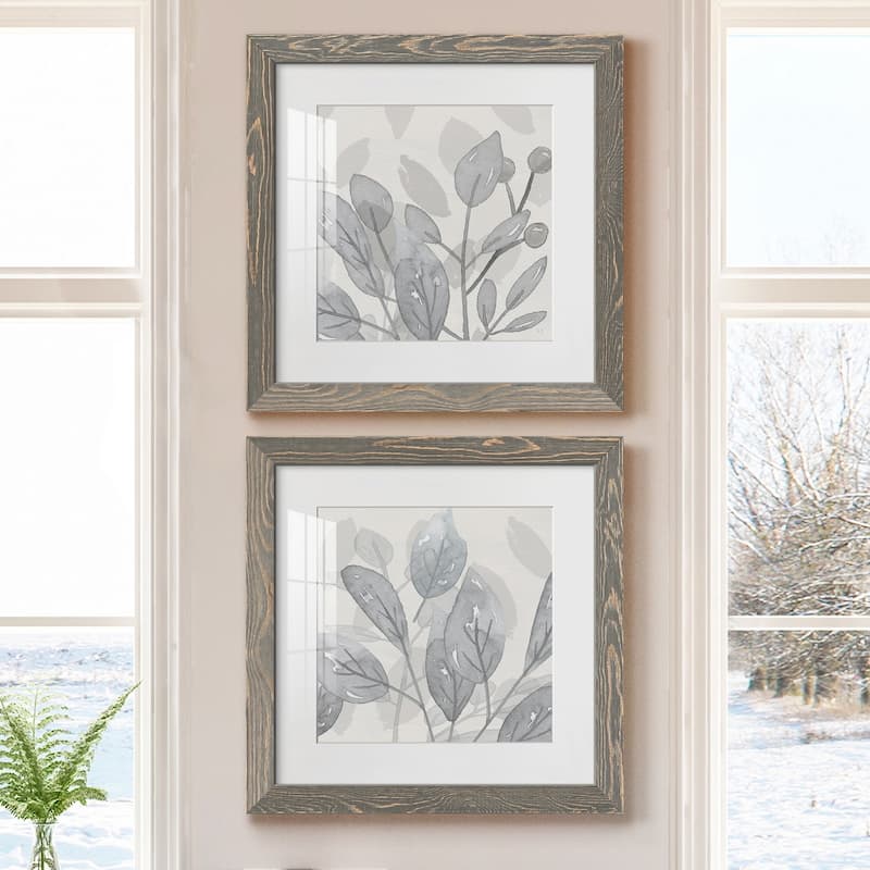 Shadow Leaves I-Premium Framed Print - Ready to Hang