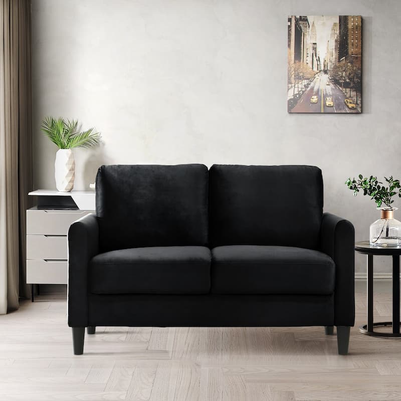 Clayfell Airell Velvet Arm Living Room Set