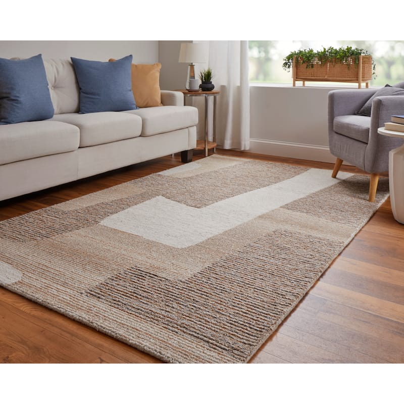 Grand Bazaar Middleton Hand Tufted Abstract Modern Area Rug