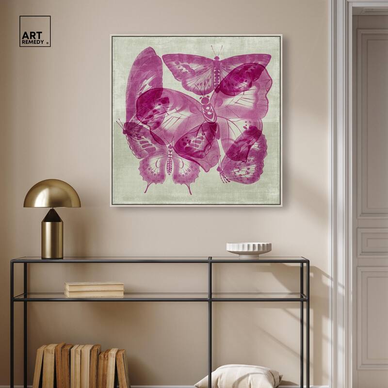 Fluttering Wings Canvas by Art Remedy