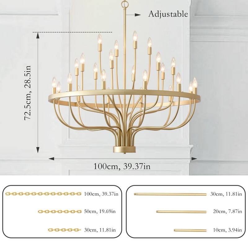 Modern Farmhouse Candle Chandelier Black Large Wagon Wheel Chandeliers