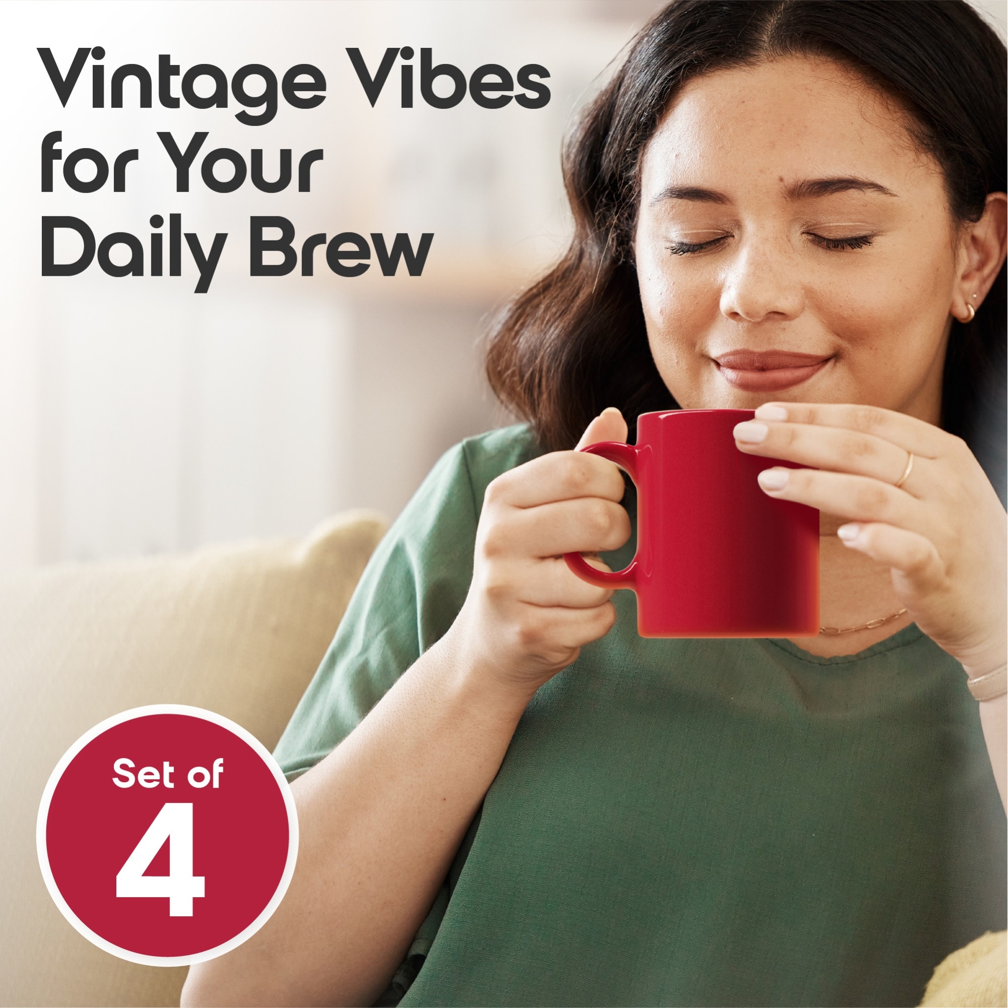 Omniware Set of 4 Teaz Cafe Mugs - On Sale - Overstock - 43147352