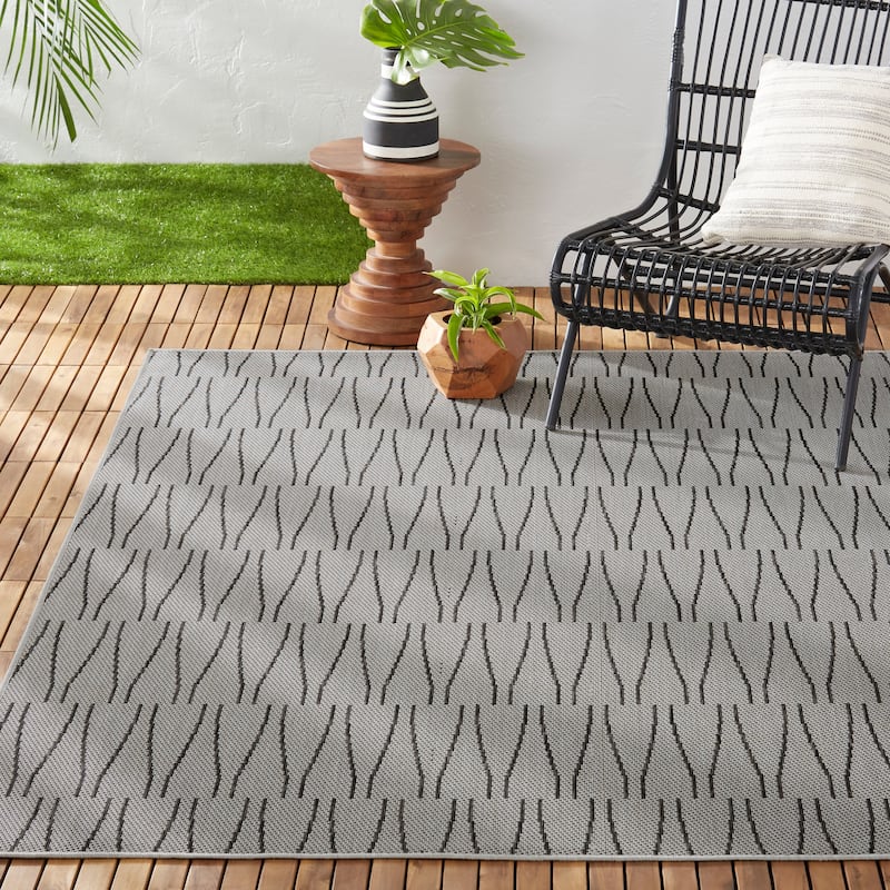 Nicole Miller New York Patio Country Willow Indoor/Outdoor Area Rug