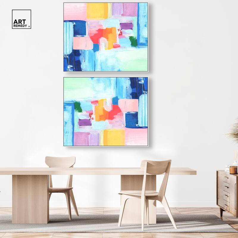 Navy Red Hustle Sneaker Canvas by Art Remedy