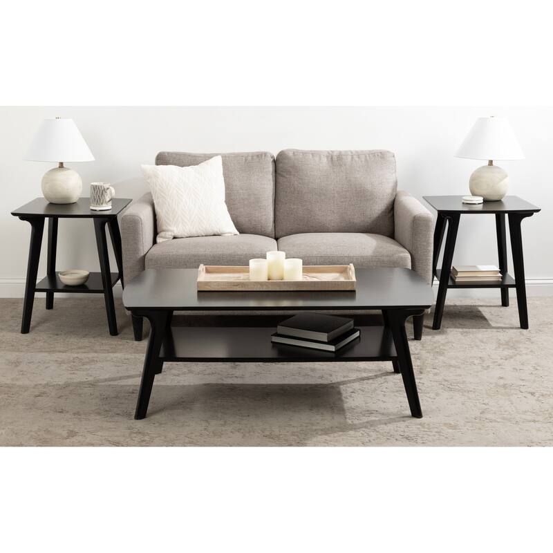 Kate and Laurel Louen Wooden Coffee Table - 48x24x18