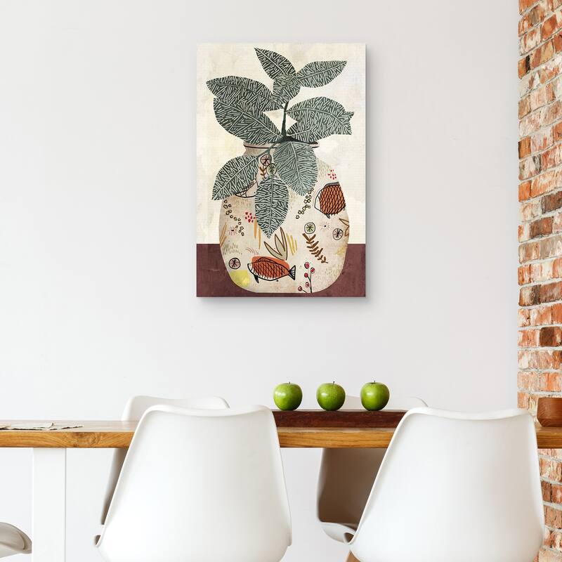 Fish Pots I by Belle Maison Canvas Art Print