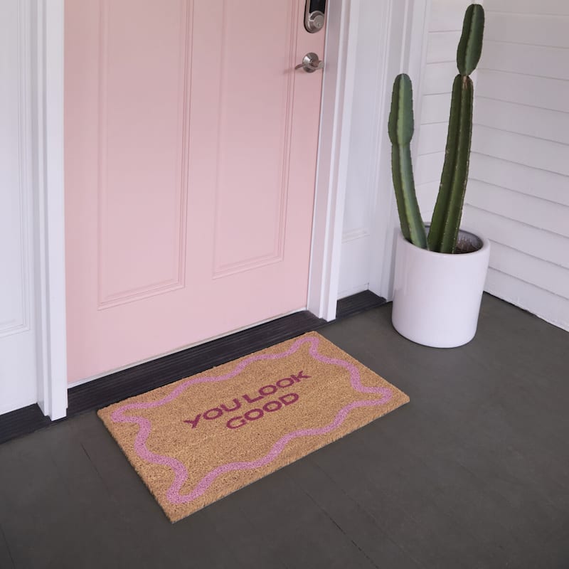 You Look Good Greeting 18" x 30" Doormat - 18" x 30"