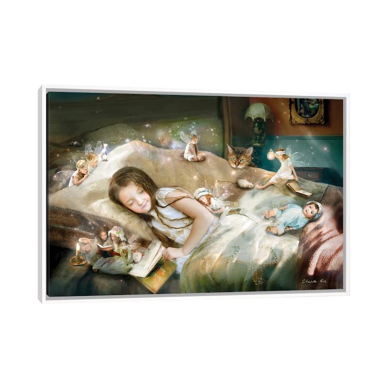 iCanvas "The Land Of Nod" by Charlotte Bird Framed Canvas Print - White - 32x48