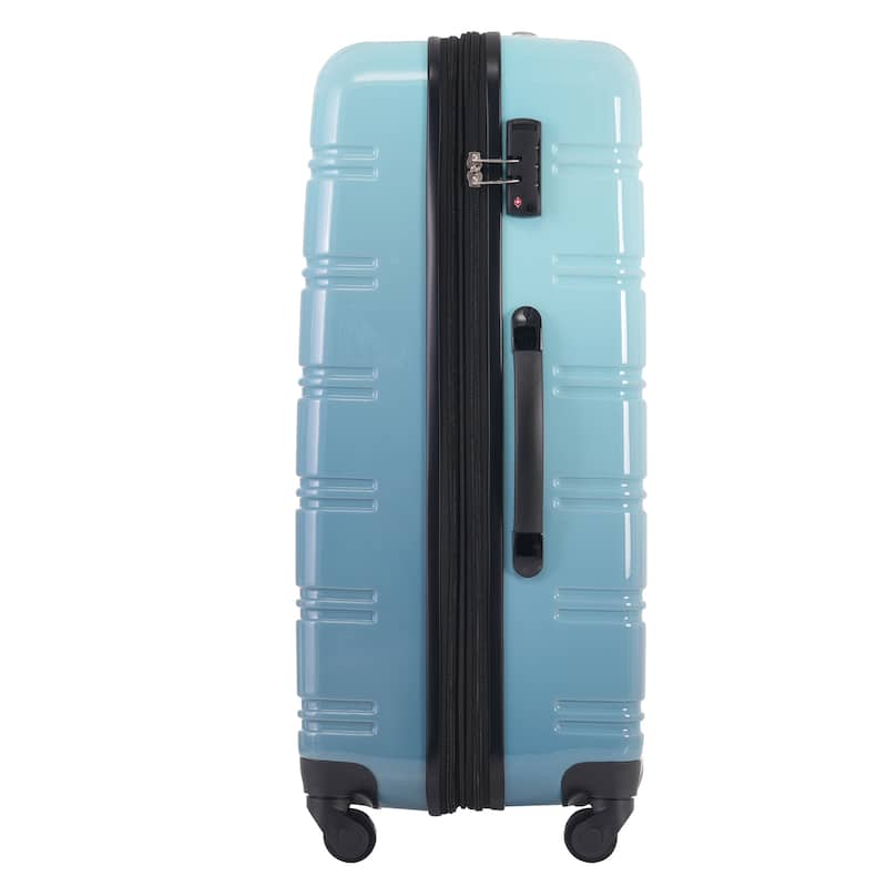 Hardshell Luggage Sets 3 Piece Gradient Color Expandable Suitcase with Spinner Wheels and TSA Lock Lightweight 20" 24" 28"