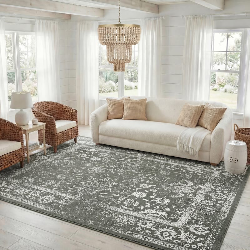 SAFAVIEH Adirondack Riin Rustic Shabby Chic Distressed Rug