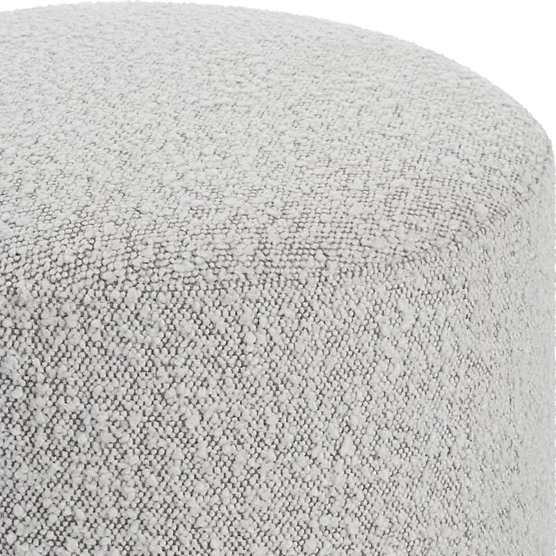 Uttermost Avila Light Grey Ottoman
