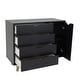 preview thumbnail 3 of 16, Minimalist 4-Drawer 1-Door Dresser