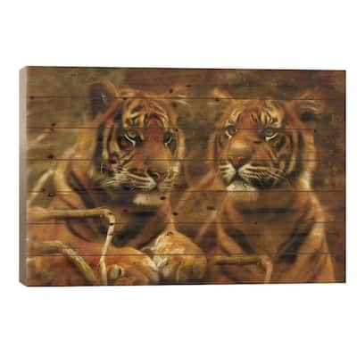 Warriors Of Wonder Print On Wood by Trudi Simmonds - Multi-Color