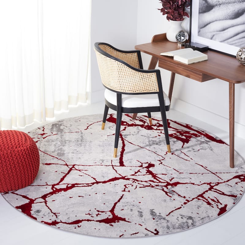 SAFAVIEH Amelia Fietje Modern Abstract Distressed Rug