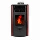 preview thumbnail 5 of 7, ComfortBilt HP50S 2,200 sq. ft. Pellet Stove with a 47-lb Hopper in Burgundy