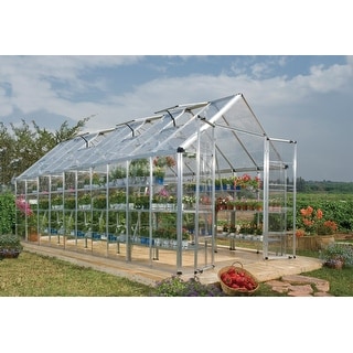 Palram - Canopia Outdoor Silver Snap & Grow Greenhouse - Bed Bath ...