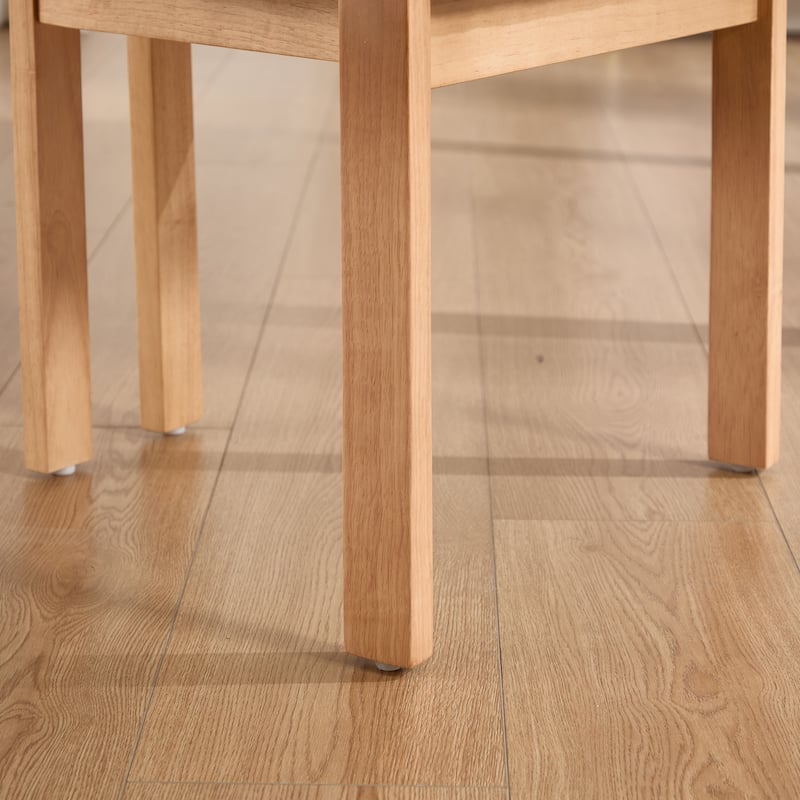 Wooden Dining Chairs Set of 2, Modern Fabric Upholstered Dining Room Chair Kitchen Chairs, Farmhouse Dinner Chair for Kitchen