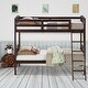preview thumbnail 8 of 8, Costway Wood Solid Hardwood Twin Bunk Beds Detachable Safety Rail
