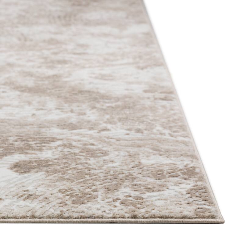 Ansley Vintage Tan Modern Abstract Rug
