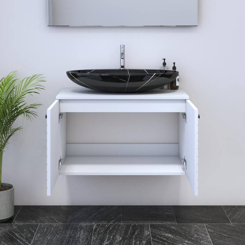 Avela 2D 80 Floating Bathroom Vanity (32" Width)
