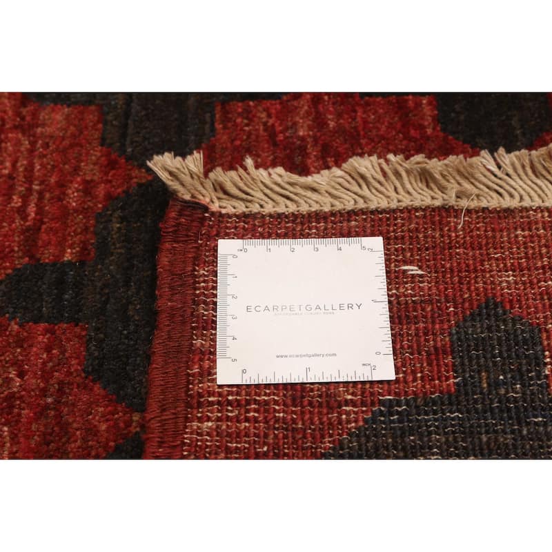 ECARPETGALLERY Hand-knotted Finest Peshawar Ziegler Red Wool Rug - 5'10 x 8'6