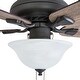 preview thumbnail 6 of 7, Prominence Home Boulder Ridge Farmhouse 52" Aged Bronze LED Ceiling Fan, Bowl Light, Barnwood Blades, 3 Speed Remote
