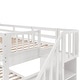 preview thumbnail 31 of 52, Modern Twin over Full Bunk Bed With Drawer,Storage And Guard Rail,Solid Construction for Kids