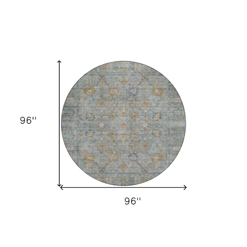 HomeRoots Oriental Traditional Rectangle Outdoor Rug