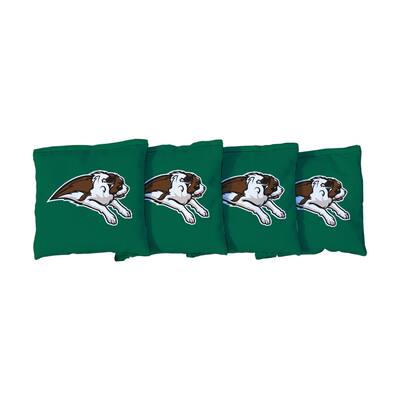 Siena College Saints Green Cornhole Bags
