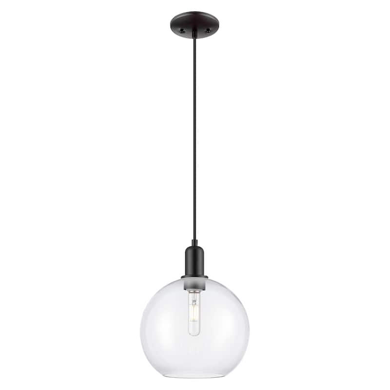 Innovations Lighting Endless Possibilities Arcadia - Athens - 1 Light 10" Cord Hung Mini Pendant - Clear/Matte Black