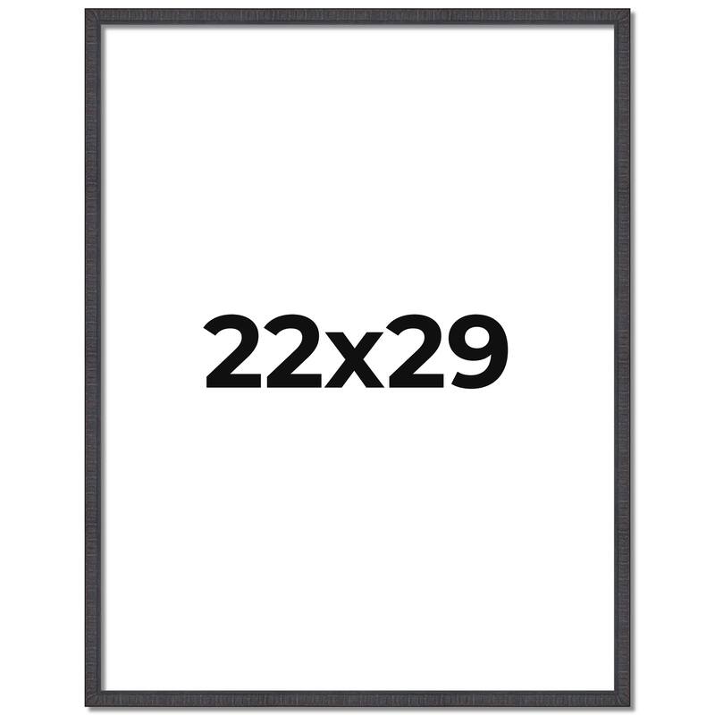 22x29 Frame Brown Picture Frame - Complete Modern Photo Frame Includes