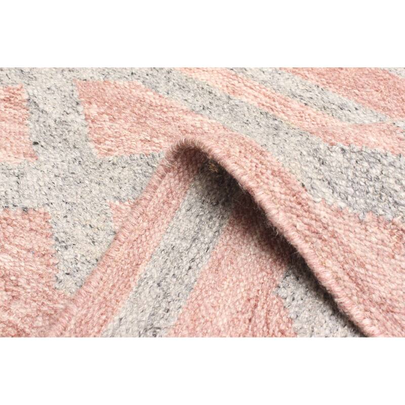 ECARPETGALLERY Flat-Weave Ankara FW Copper Wool Kilim - 4'8 x 7'11