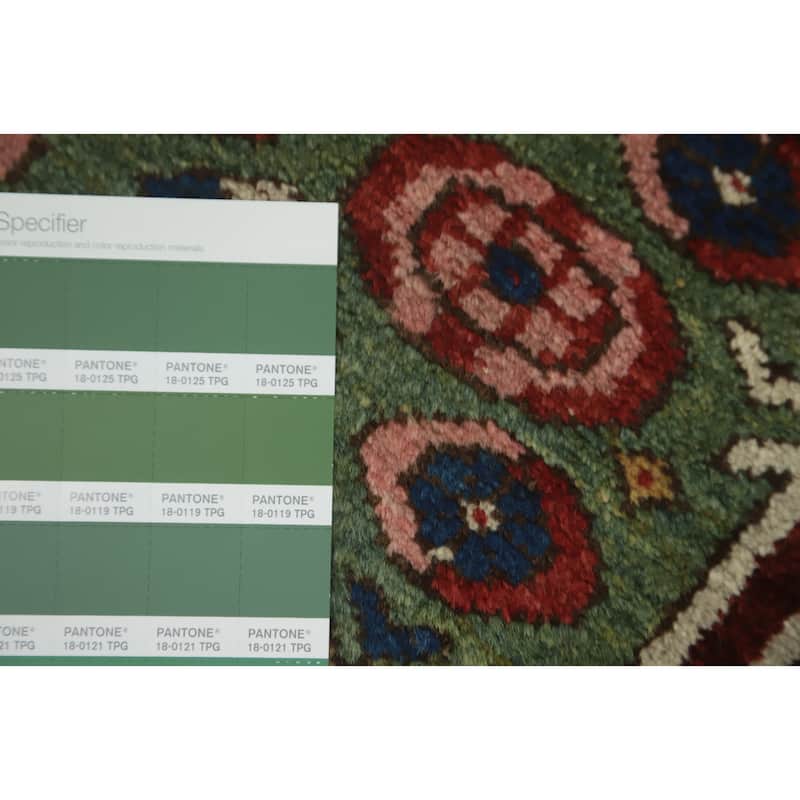 Hand Knotted Oriental 100% Wool Carpet Traditional Geometric Multi-Colored Bakhtiari Area Rug - 7' 10'' X 4' 4''