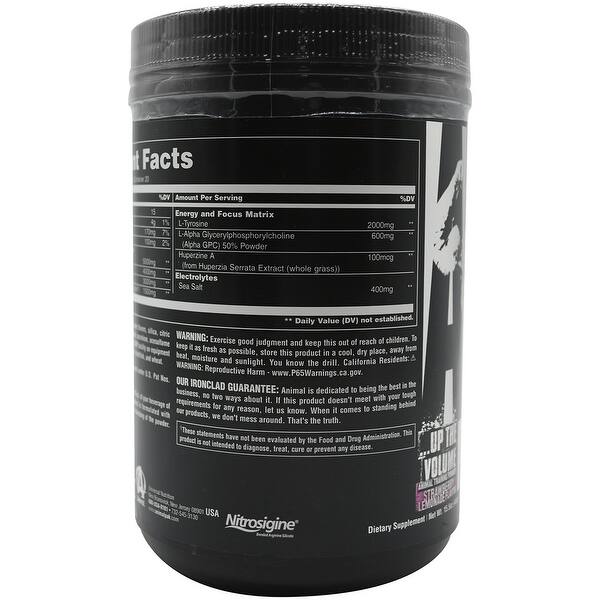 Universal Nutrition Animal Pump Pro 20 Servings Stimulant Free Pre Workout 20 Servings Overstock 31215331