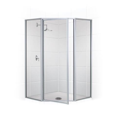 Coastal Shower Doors Legend Series 54" x 66" Framed Neo-Angle Shower