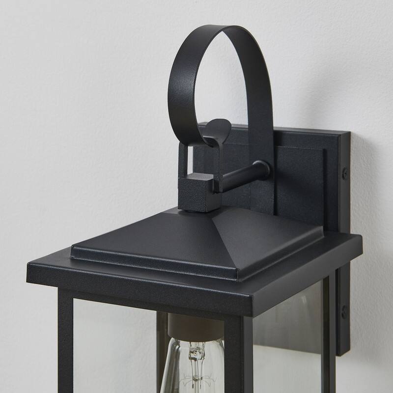 KAWOTI Black Outdoor Wall Sconces and Pendant Light