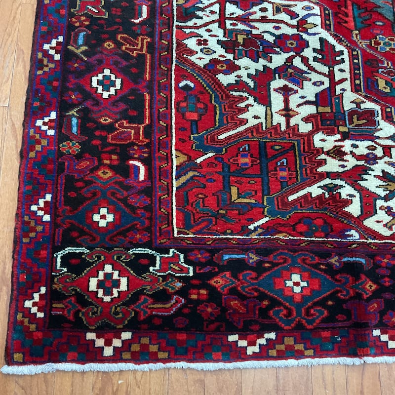 HERAT ORIENTAL Handmade Fine Heriz Rug - 9'9" x 12'9"