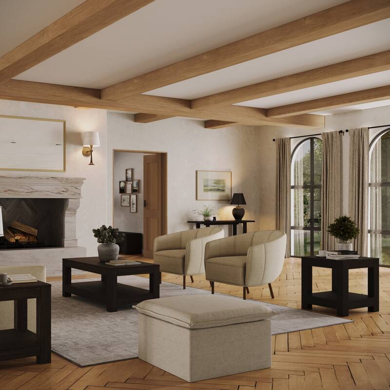 Maven Lane Paulo Wooden Coffee Table