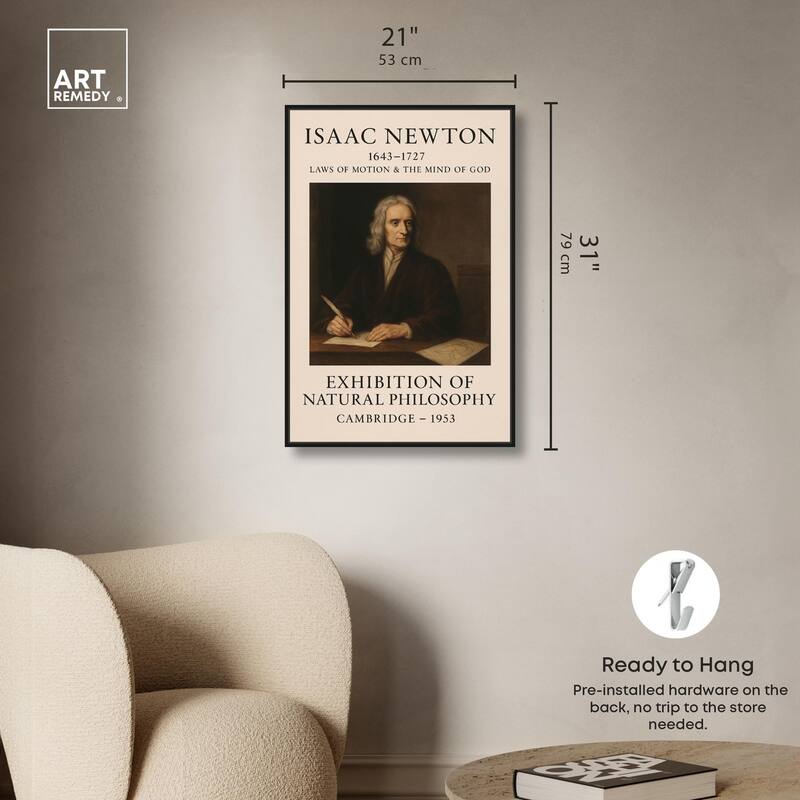 Newtonian Mind Canvas by Art Remedy
