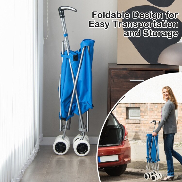 Shopping Carts - Bed Bath & Beyond  Shopping trolley, Folding shopping  cart, Water resistant bag