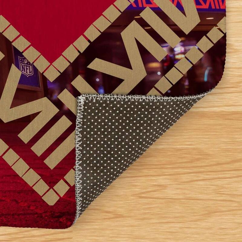 NFL San Francisco 49ERS SB58 Arrival Participant Washable Rug - 36in x 62in