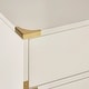 preview thumbnail 15 of 20, Kedric 3-drawer Goldtone Accent Nightstand by iNSPIRE Q Bold