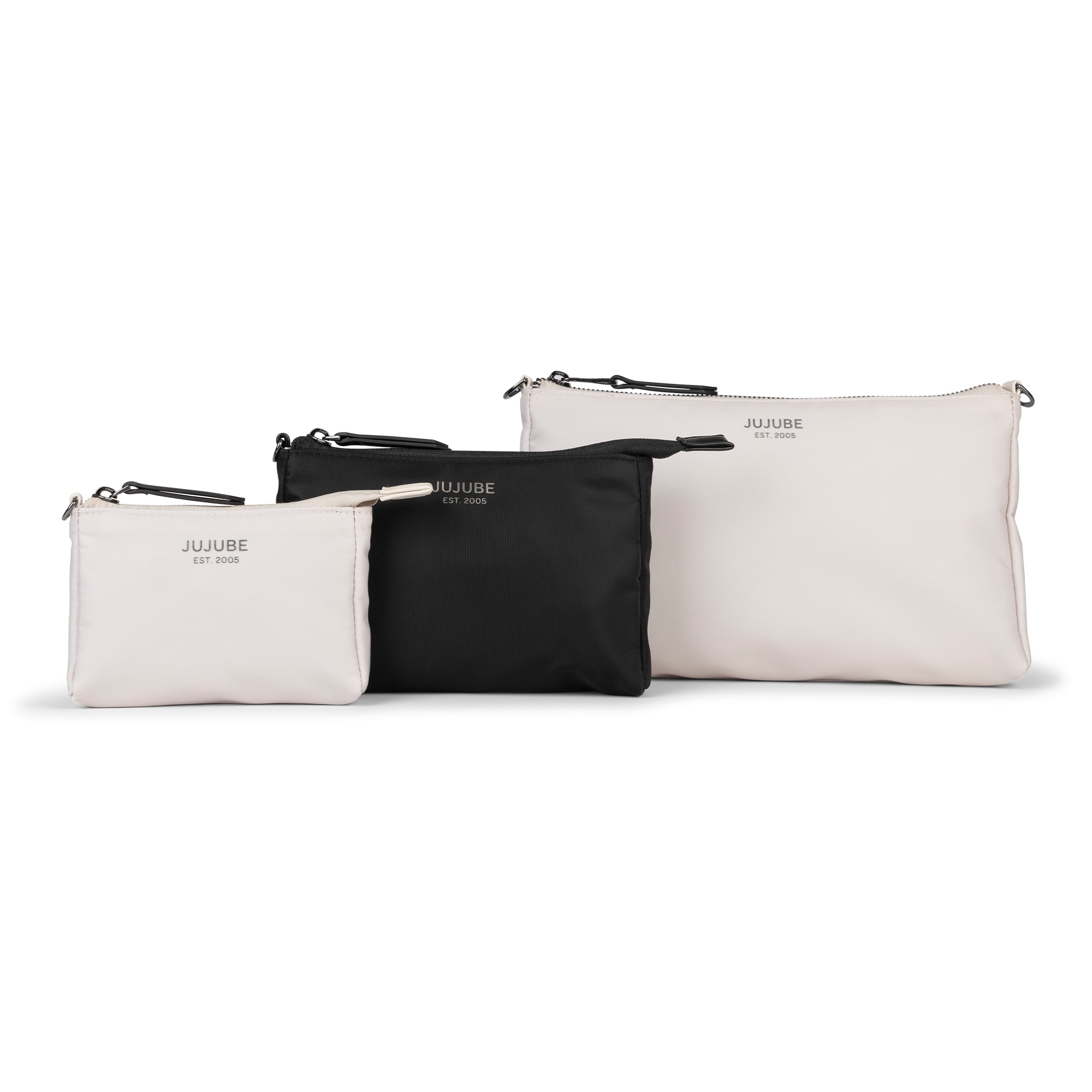 JuJuBe 3-piece Pouch Set Diapers Organization