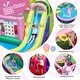 preview thumbnail 7 of 12, Costway 9-in-1 Inflatable Bounce House Sweet Candy Water Slide Park