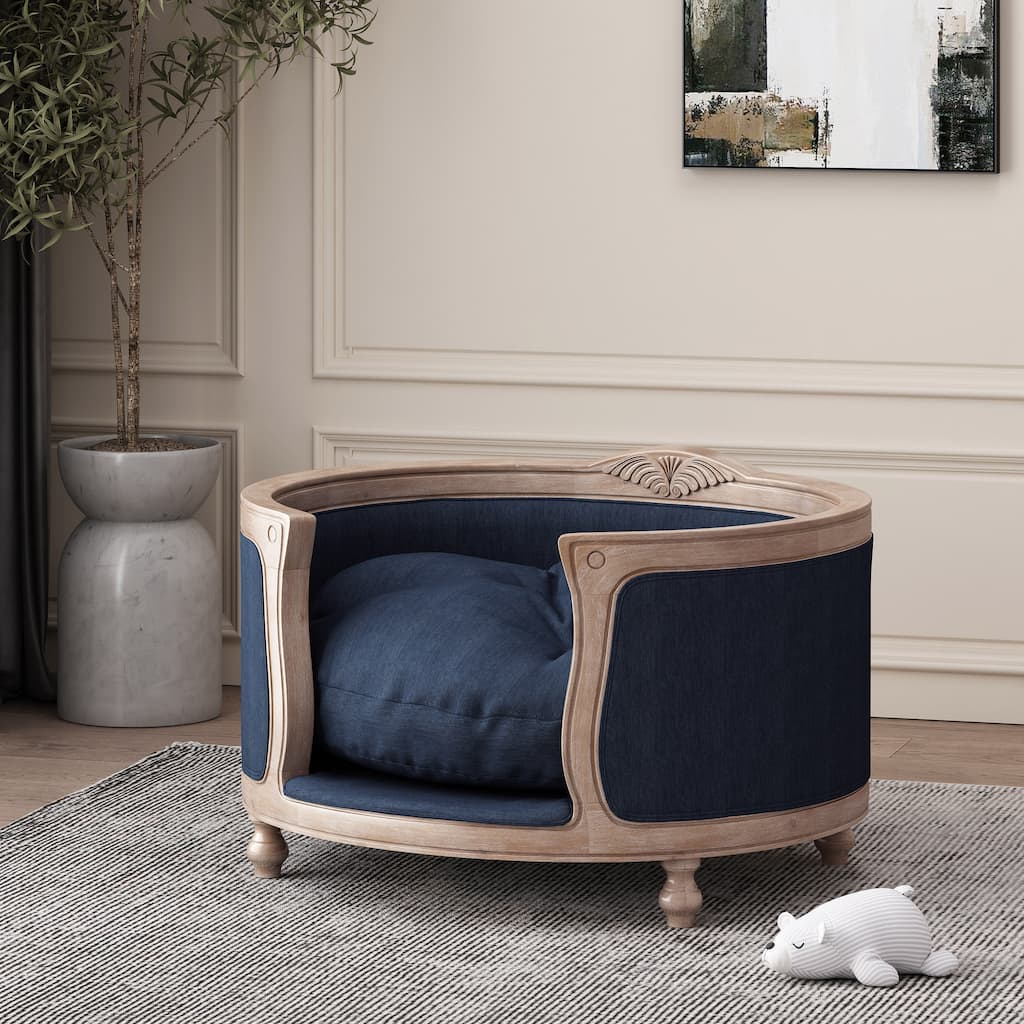 Gilmanton Upholstered Medium Pet Bed by Christopher Knight Home