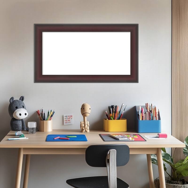 Grand Narrow Framed Dry Erase Magnetic Board