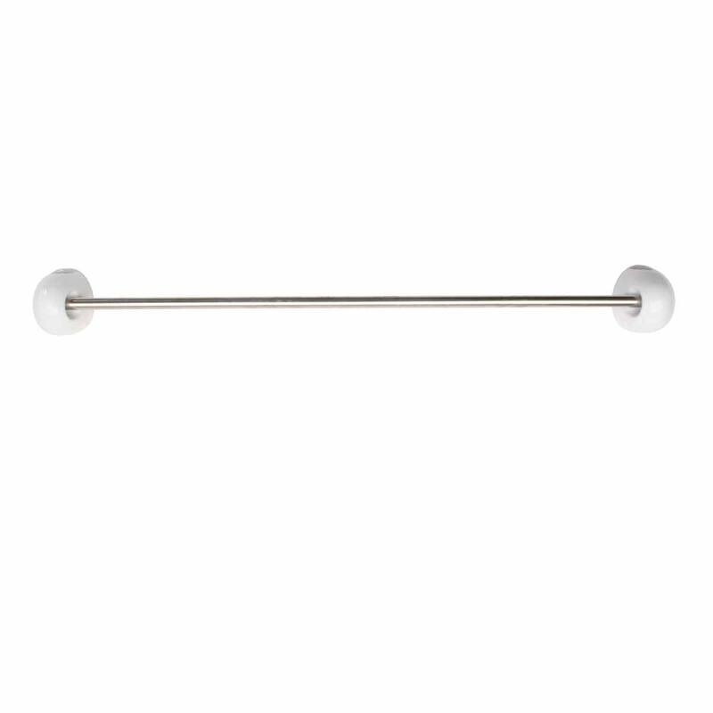 Stainless Steel Towel Bar Chrome Ceramic Bar Holder
